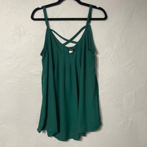 Torrid Chiffon Cami w/ Strappy Back Detail